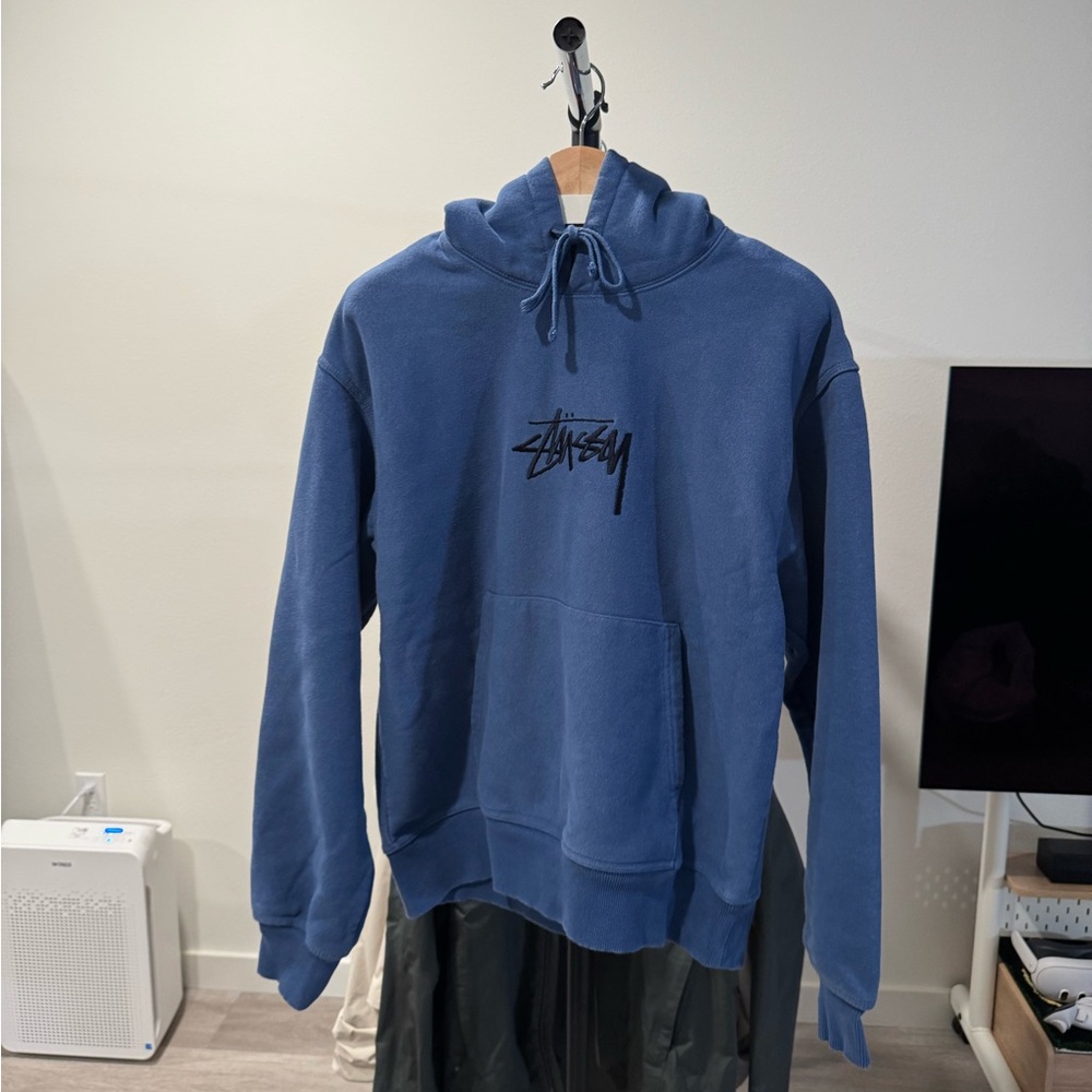 Stussy Navy Blue Men's Hoodie